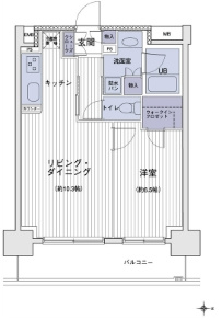 エスティメゾン大島の間取り