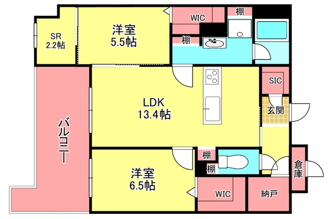 【間取り】 | ブルースカイ平原