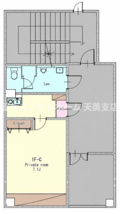 少林寺町東エヌエム・サンカンテ・ヌフの間取り
