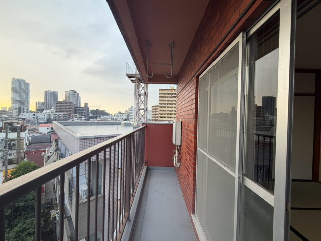 ニュー三浦マンションのバルコニー