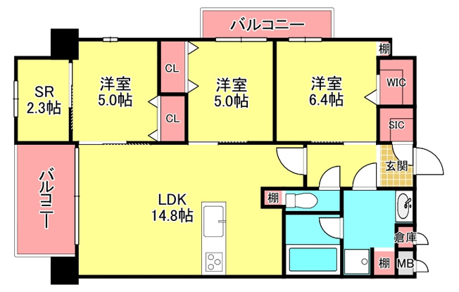 【間取り】 | ブルースカイ平原