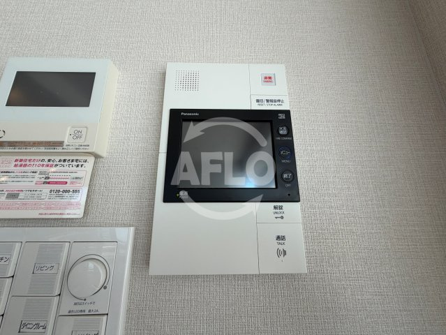 ローレルタワー御堂筋本町のセキュリティ|ローレルタワー御堂筋本町　モニター付きインターホン