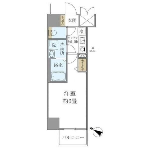 シエル白山　Ｂ館の間取り