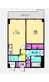コンフォート栗原の間取り