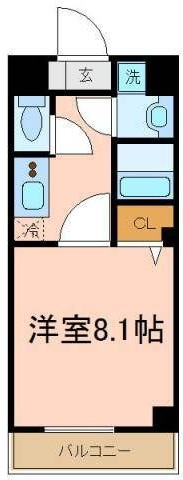 ブリリアント大木の間取り|間取りです。