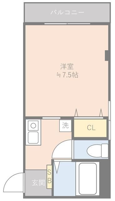 コーポリリック行徳の間取り|間取りです。