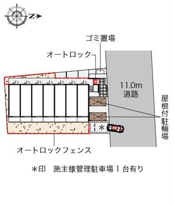【区画図】 | レオネクストアドバンス殿町Ⅱ