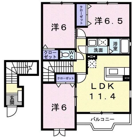 【間取り】 | エアリースクエアＡ