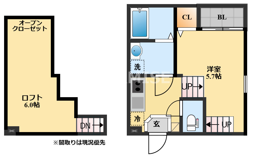 MODERN PALAZZO 大村litmusの間取り