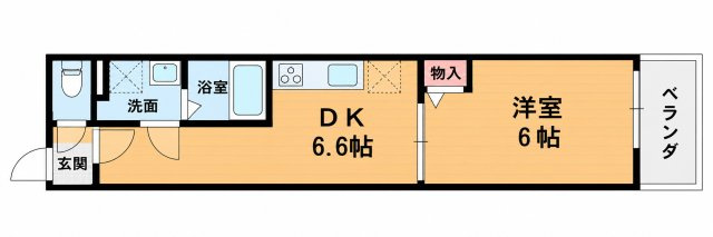 クレアール塚口Ⅱの間取り