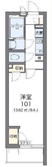 【間取り】 | クレイノレジデンス追分 | 代表的な間取のため実際の間取…