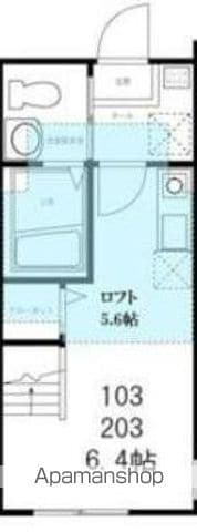 ハーミットクラブハウス白楽Ⅱの間取り