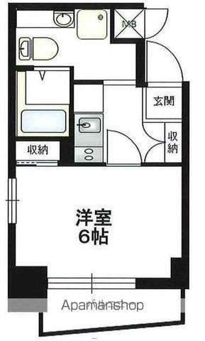 横浜市西区戸部本町の賃貸マンションの間取り