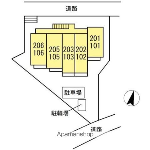 クレールコート井土ヶ谷の区画図