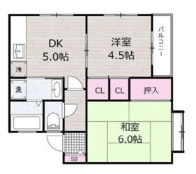 リビング芦屋の間取り