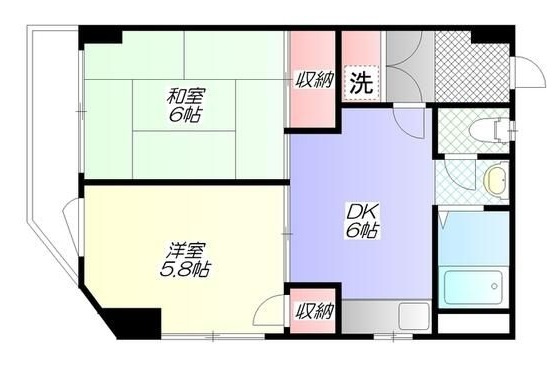 町田第二ファミールの間取り|間取りです。