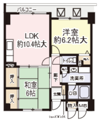 文の里ハイムの間取り