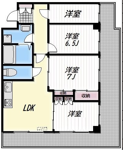 ガーデンコート大泉学園の間取り|間取りです。
