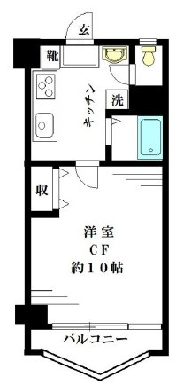 柏木ハイツの間取り|間取りです。