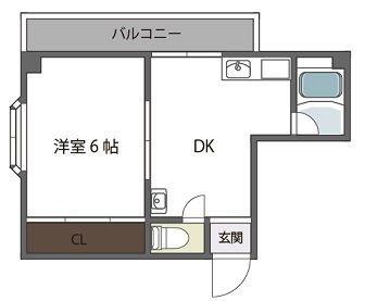 シャンボール茨木の間取り