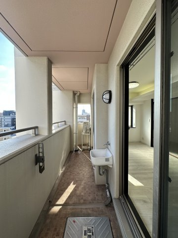 CITY SPIRE桜川Ⅱのバルコニー