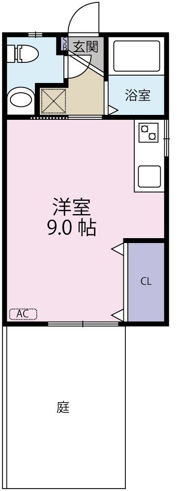 ルミエール松原Ⅱ の間取り|間取りです。