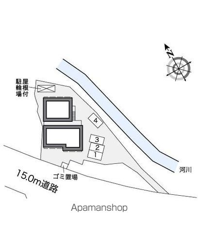 レオパレスハマヤの区画図