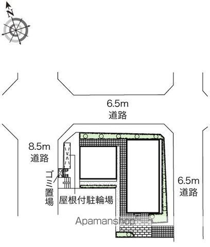 レオパレス栗木コーポの区画図
