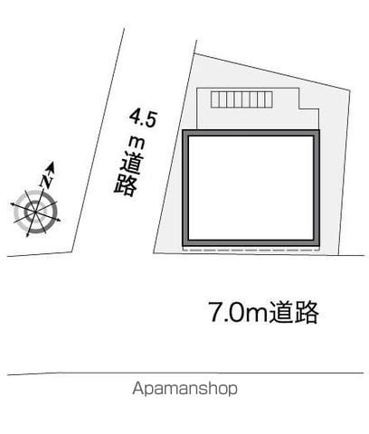 レオパレスサンズクロス横浜の区画図