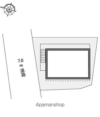 レオパレスヒルズ唐沢の区画図
