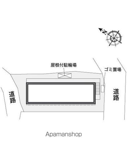 レオパレスヒーローズ山手の区画図