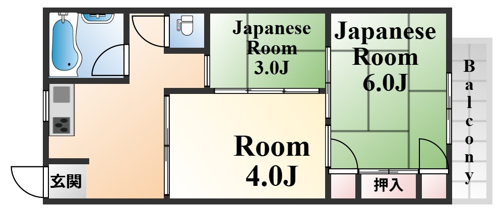 エクセル六甲の間取り