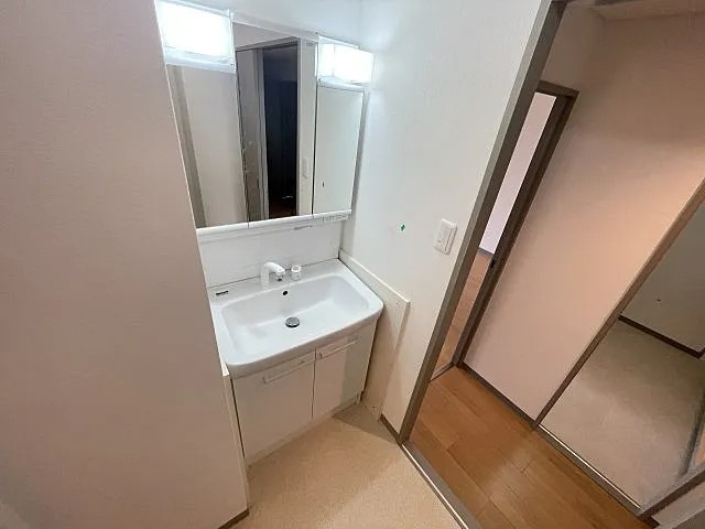 神戸市灘区高羽町５丁目の賃貸マンションの独立洗面台
