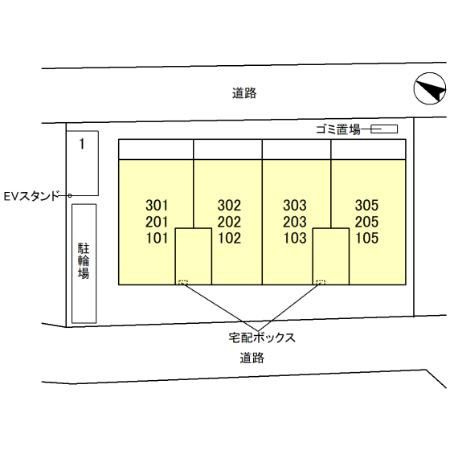 Relier千里丘の区画図