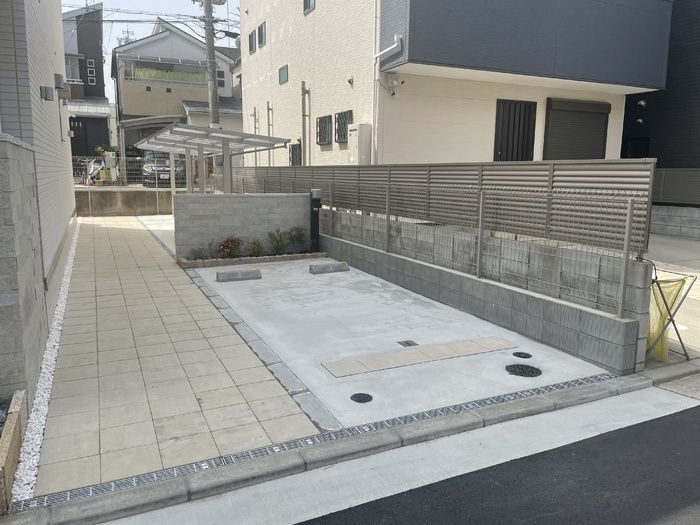 Relier千里丘の駐車場