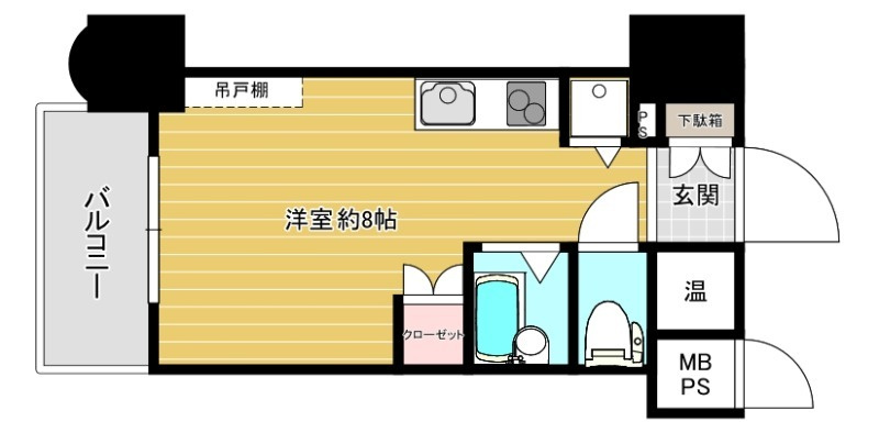 ロマネスク天神アネックスの間取り
