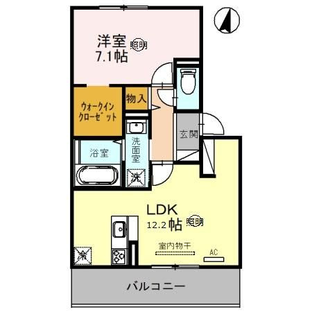 セジュール南耳原の間取り