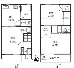 テラス　新座市栗原の間取り