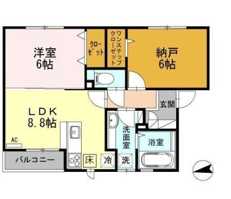 マルシエＫ．Ｋの間取り