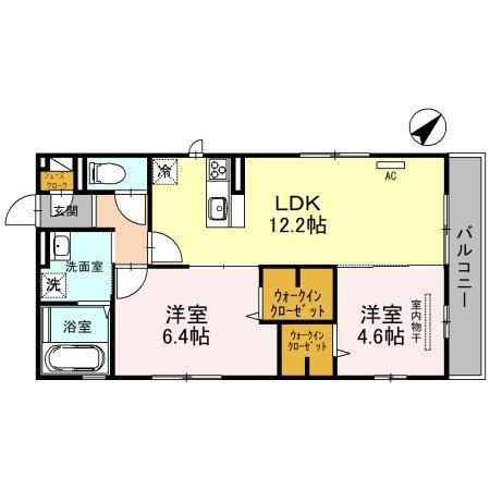 冨久庵の間取り