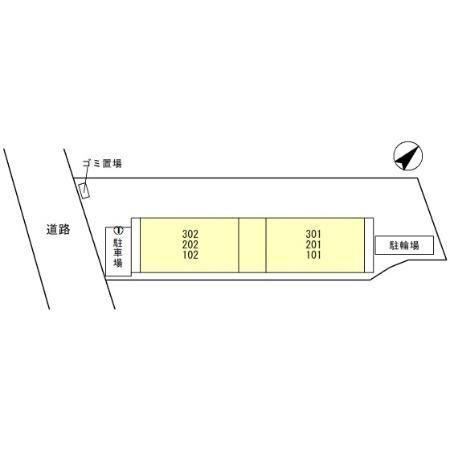 冨久庵の区画図