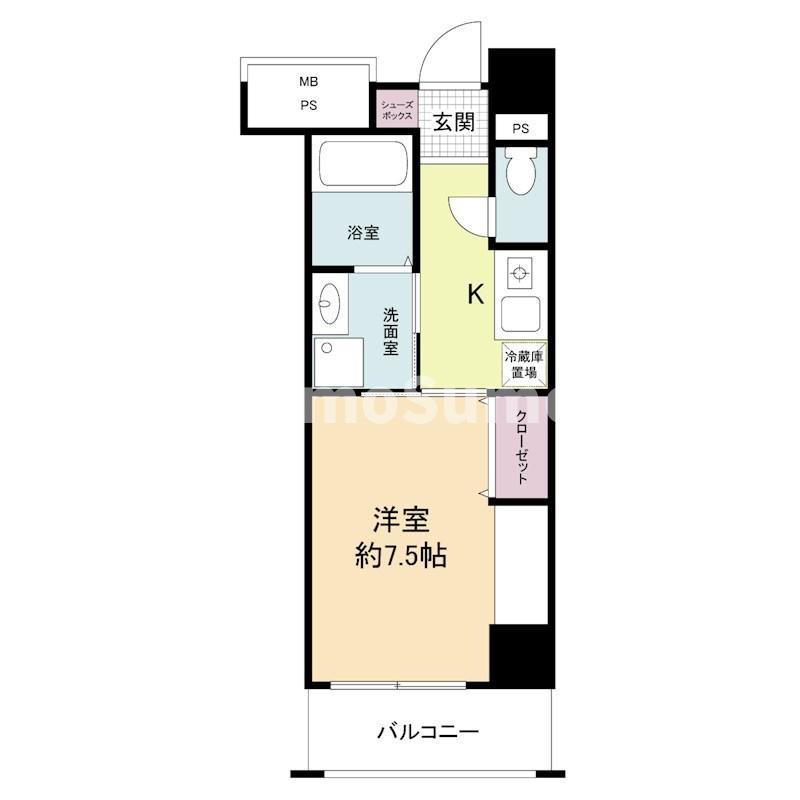 フォレステージュ天神の間取り