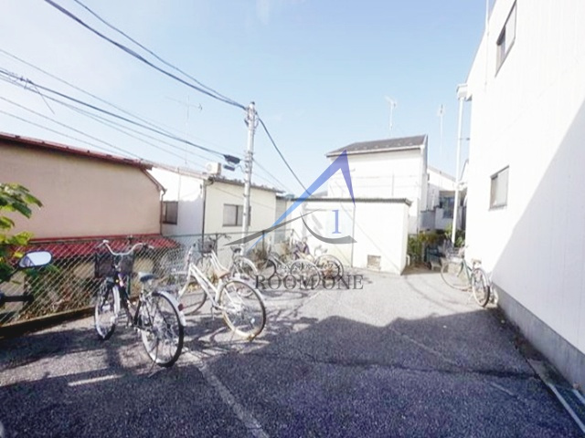 十条ベルクハイムのその他共用部分|駐輪場です。