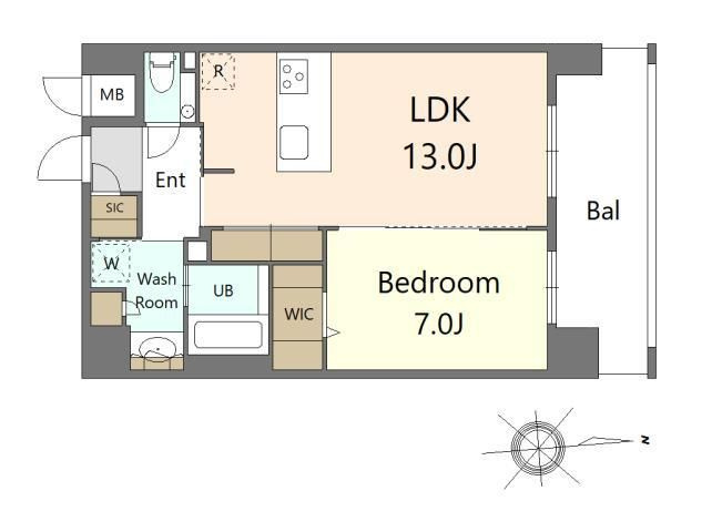 S-RESIDENCE大手門awesomeの間取り