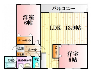 パルテールの間取り