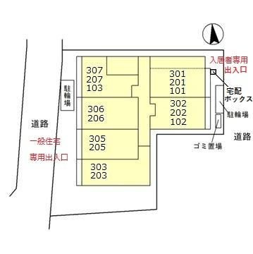 【区画図】 | クレセント東住吉