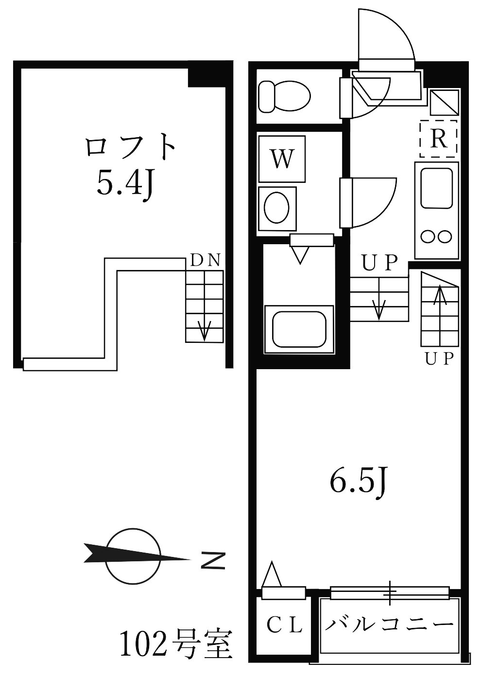 ハーモニーテラス清水Ⅳの間取り