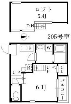 ダフォディルの間取り