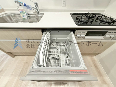 【キッチン】 | サンヴィラ中山手 | 【同社施工事例】食器の洗い上げから乾燥まで仕上げてくれます♪節水対策や手荒れ予防の効果も◎