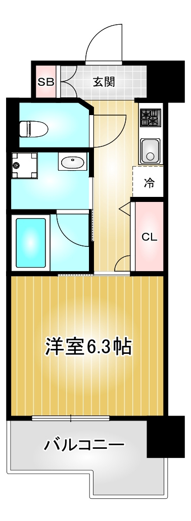 セシオン太閤|名古屋市の賃貸ならMy賃貸の間取り|セシオン太閤